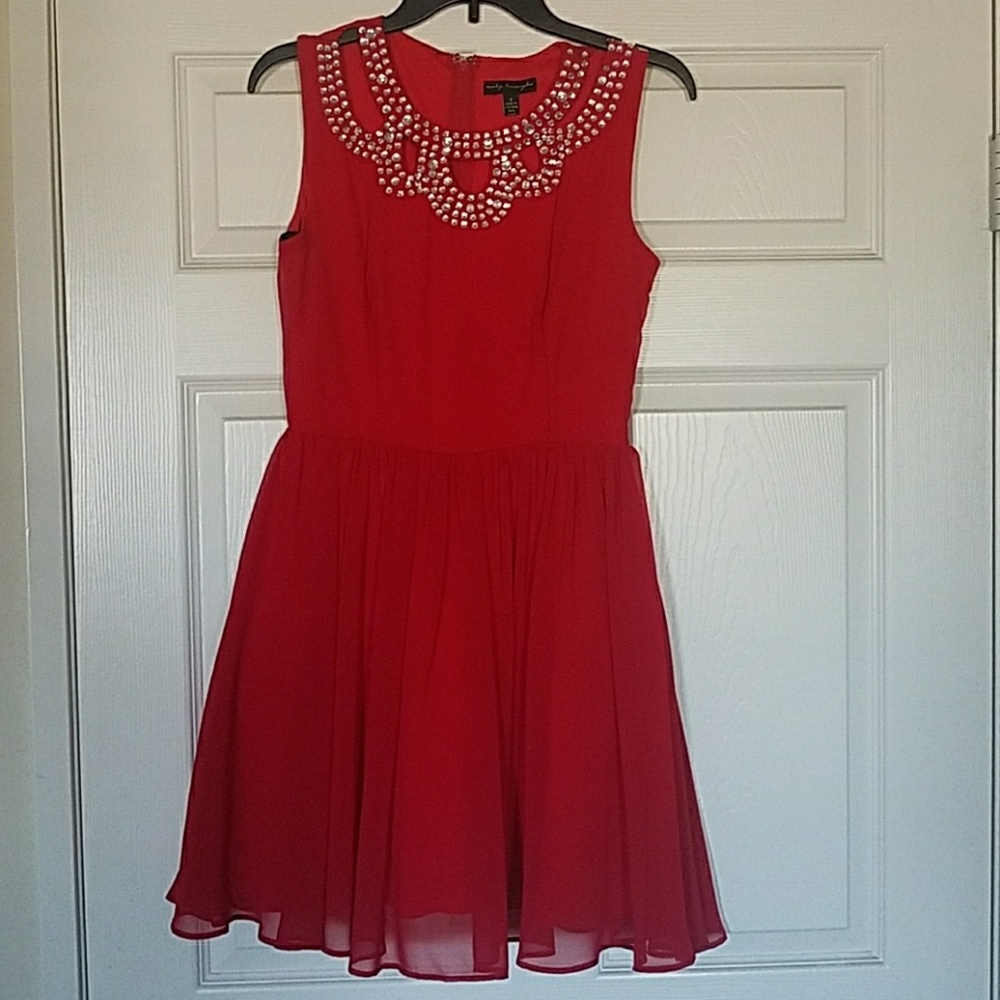 Cute red dress